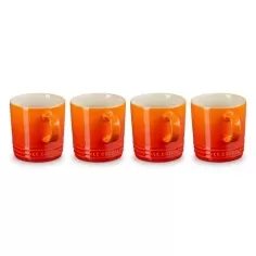 Set 4 chávenas em cerâmica de grés Le Creuset - Mimocook