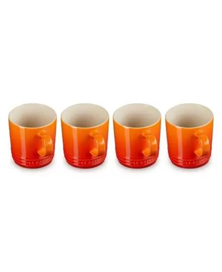 Set 4 chávenas em cerâmica de grés Le Creuset