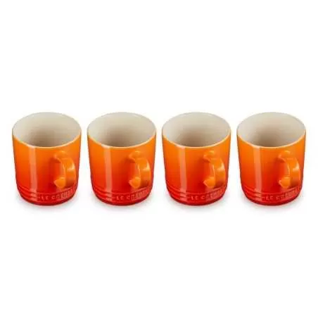 Set 4 chávenas em cerâmica de grés Le Creuset