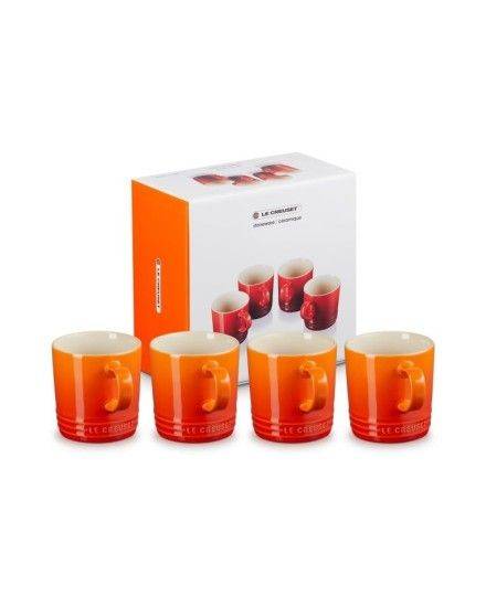 Set 4 chávenas em cerâmica de grés Le Creuset | Le Creuset | Mimocook