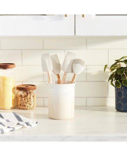 Set Pote utensílios e espátulas Craft em cerâmica de grés Le Creuset | Le Creuset | Mimocook