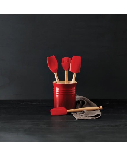 Set Pote utensílios e espátulas Craft em cerâmica de grés Le Creuset | Le Creuset | Mimocook