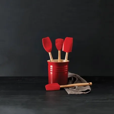 Set Pote utensílios e espátulas Craft em cerâmica de grés Le Creuset - Mimocook