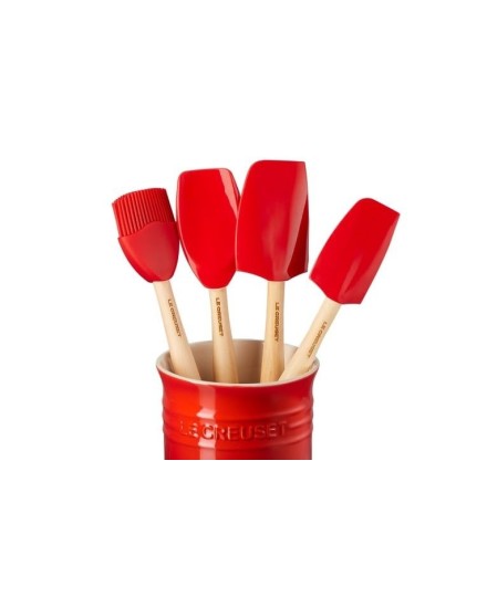 Set Pote utensílios e espátulas Craft em cerâmica de grés Le Creuset | Le Creuset | Mimocook