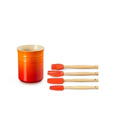 Set Pote utensílios e espátulas Craft em cerâmica de grés Le Creuset