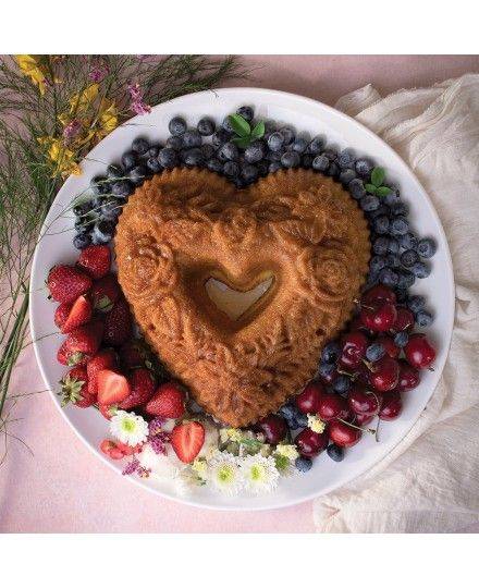 Floral Heart Bundt Pan da Nordic Ware | Nordic Ware | Mimocook