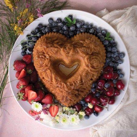 Nordic Ware Forma Floral Heart Bundt | Nordic Ware | Mimocook