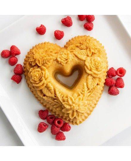 Floral Heart Bundt Pan da Nordic Ware | Nordic Ware | Mimocook