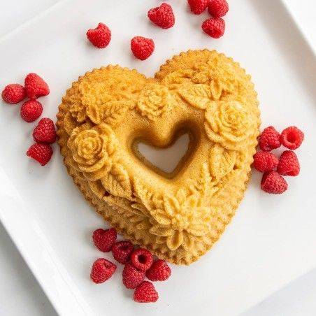 Nordic Ware Floral Heart Bundt Backform | Nordic Ware | Mimocook