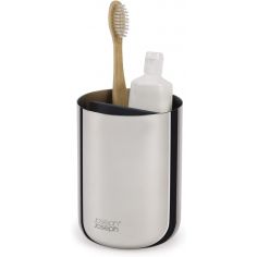 Joseph Joseph Porte-brosses à dents en acier inoxydable EasyStore Luxe