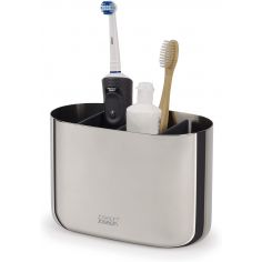 Joseph Joseph EasyStore Luxe Large Stainless-steel Toothbrush Caddy