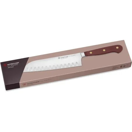 Santoku à lame cannelée 17cm Wusthof Classic Colour