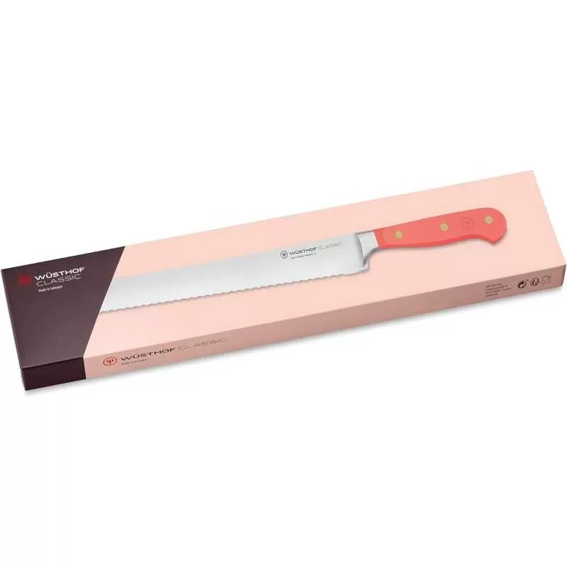 Wusthof Classic Colour Double-Serrated Bread Knife 23cm