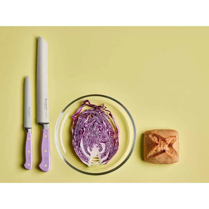 Wusthof Classic Colour Brotmesser mit Wellenschliff 23cm