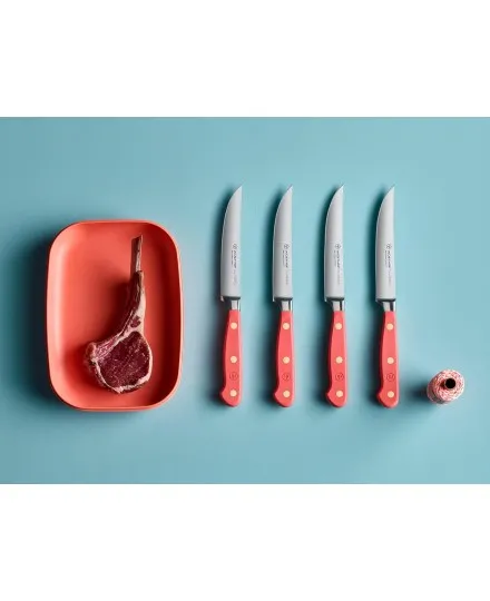 Classic Juego de cuchillos para carne de 4 piezas Wusthof Classic Colour