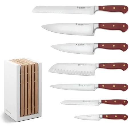 Wusthof Classic Colour Classic 8-Piece Designer Knife Block Set