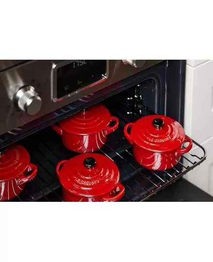 Set de 4 mini-cocottes en céramique Le Creuset