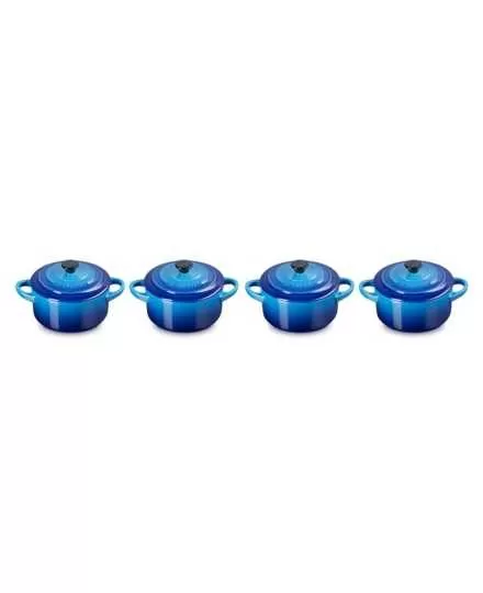 Set de 4 mini-cocottes en céramique Le Creuset