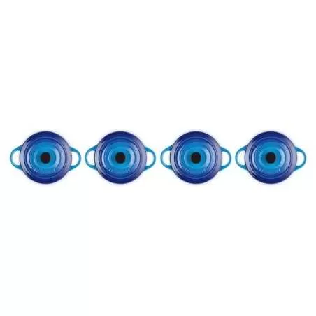 Set de 4 mini-cocottes en céramique Le Creuset