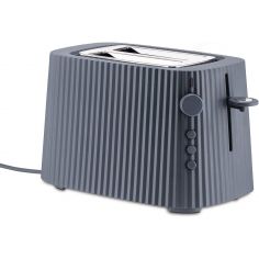 Alessi Plissé Toaster Grau