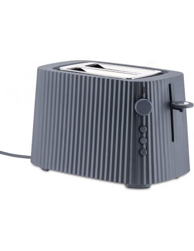 Alessi Plissé Toaster Grau