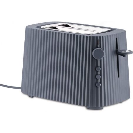 Alessi Plissé Toaster Grau