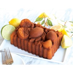 Forma Citrus Blossom Loaf Pan da Nordic Ware - Mimocook