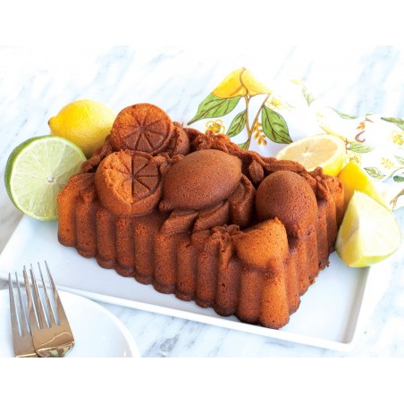 Forma Citrus Blossom Loaf Pan da Nordic Ware - Mimocook