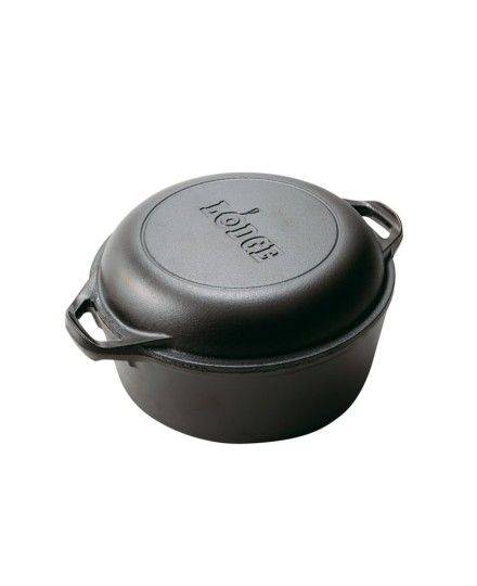 Lodge Cast Iron Double Dutch Oven 26cm | Lodge | Mimocook