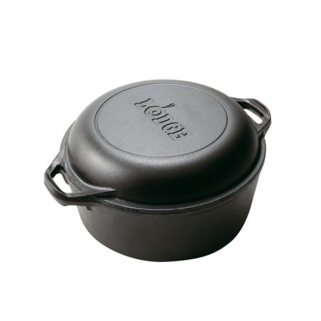 Lodge Gusseisen Double Dutch Oven 26cm