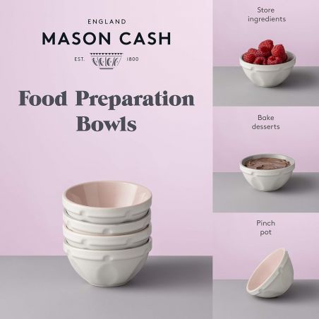 Set 4 taças de preparação Mason Cash