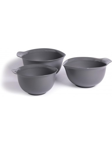 KitchenAid 3pc Nesting Mixing Bowl Set - Charcoal Grey