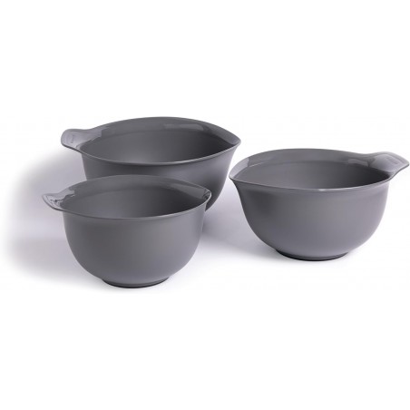 KitchenAid 3pc Nesting Mixing Bowl Set - Charcoal Grey