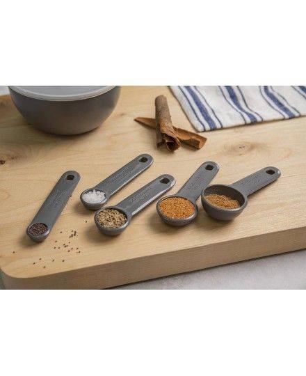 KitchenAid Juego de 5 Cucharas Medidoras - Gris Carbón | KitchenAid | Mimocook