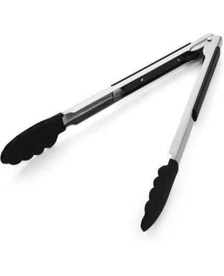 KitchenAid Silicone-Tipped Side-Locking Tongs, 30cm | KitchenAid | Mimocook