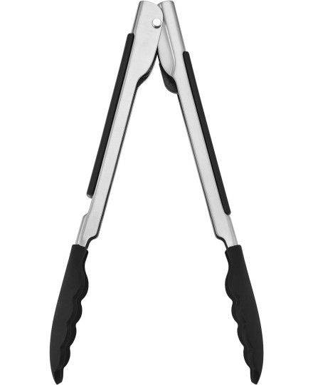 KitchenAid Silicone-Tipped Side-Locking Tongs, 23cm | KitchenAid | Mimocook