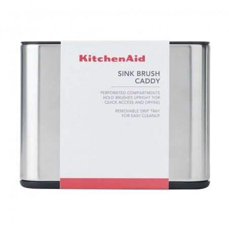 KitchenAid Support de brosse d'évier en acier inoxydable- Mimocook