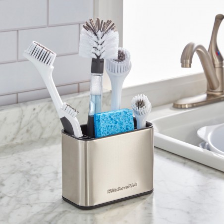 KitchenAid Support de brosse d'évier en acier inoxydable- Mimocook