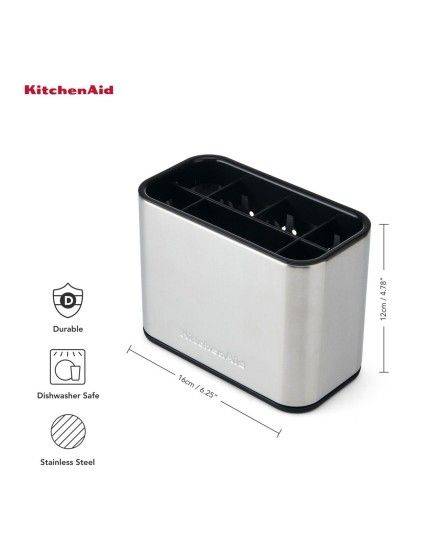 KitchenAid Edelstahl-Spülbeckenbürstenhalterung | KitchenAid | Mimocook