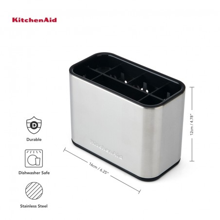 KitchenAid Escobillero de acero inoxidable para fregadero - Mimocook