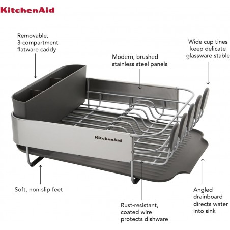 Escorredor de louça compacto KitchenAid - Mimocook