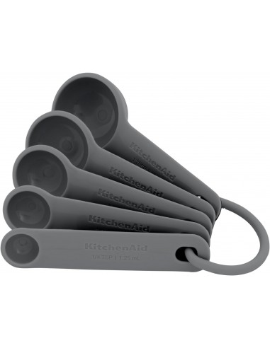 KitchenAid 5pc Measuring Spoon Set - Charcoal Grey - Mimocook