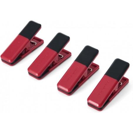 KitchenAid 4pc Small Kitchen Clips Set – Empire Red   - Mimocook