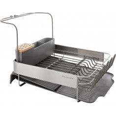 KitchenAid Expandable Dish-Drying Rack with Glassware Attachment - Mimocook