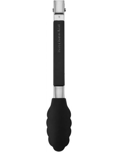 KitchenAid Silicone-Tipped Side-Locking Tongs, 23cm