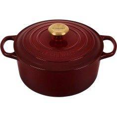 Le Creuset 24cm Flamme Dorée Round Casserole | Le Creuset | Mimocook