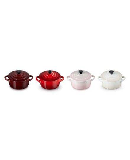 Set de 4 mini-cocottes Petits Fours en céramique Le Creuset | Le Creuset | Mimocook