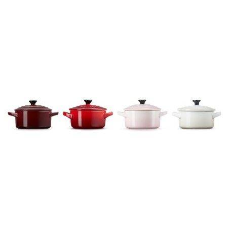 Set de 4 mini-cocottes Petits Fours en céramique Le Creuset