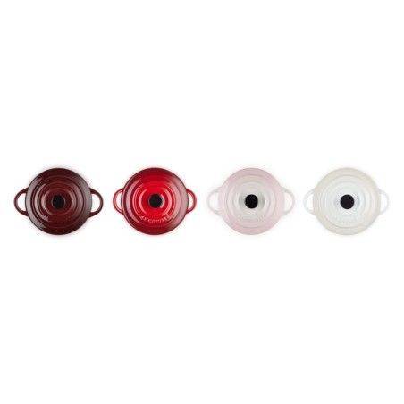 Set de 4 mini-cocottes Petits Fours en céramique Le Creuset | Le Creuset | Mimocook
