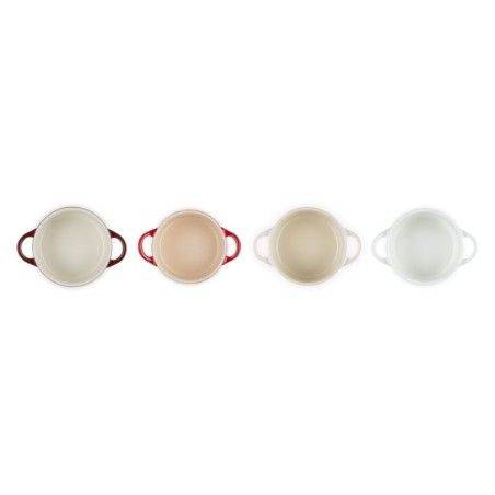 Juego de 4 mini cocottes Petits Fours de gres Le Creuset | Le Creuset | Mimocook